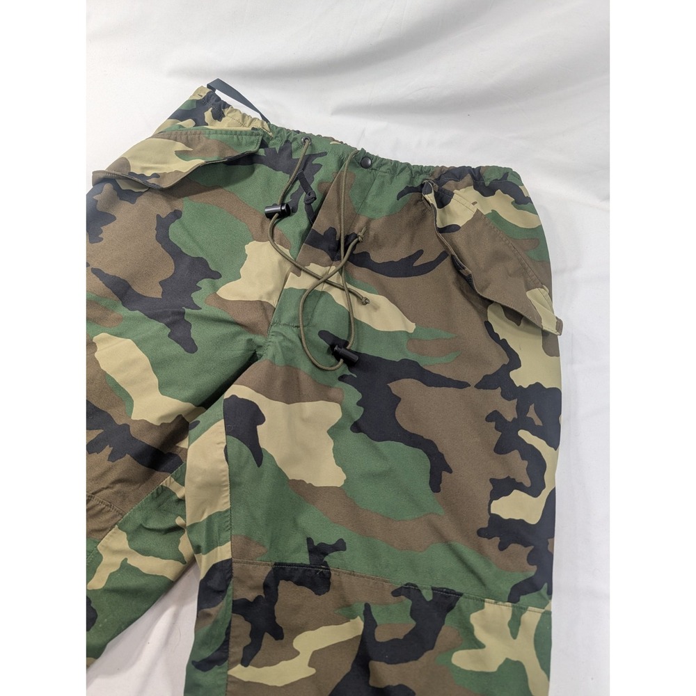 US Military Woodland Camo Gore-Tex Cold Weather Trousers Pants Large - Short